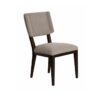 Jax Side Chair (SH-JSC-202437) - Coffee w/ Rock Gray Fabric