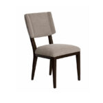 Jax Side Chair (SH-JSC-202437) - Coffee w/ Rock Gray Fabric