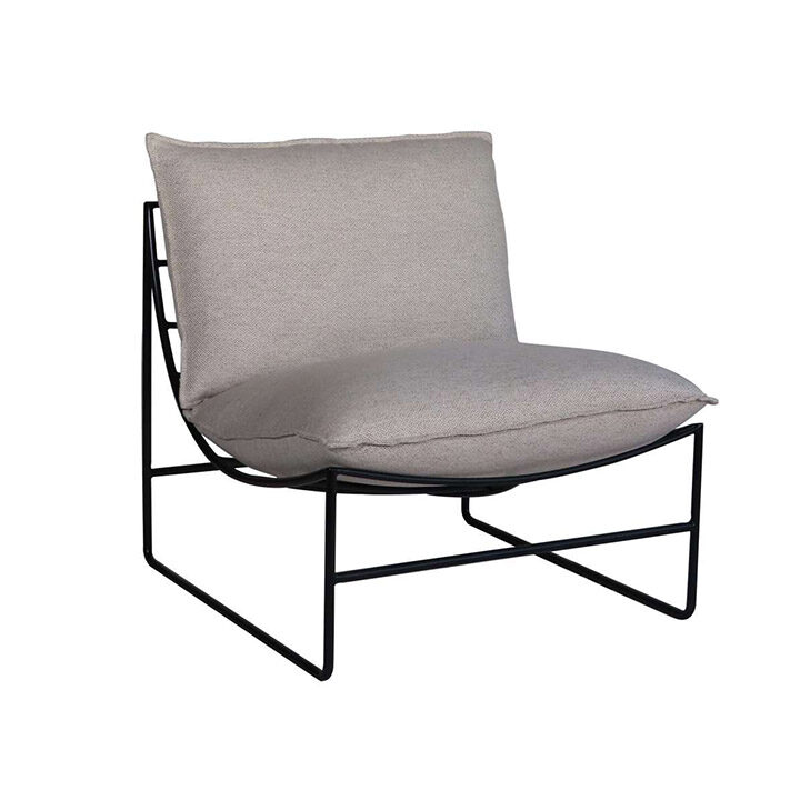 Henry Chair (SH-HCH-293330) - Dark Iron w/ Platinum Fabric