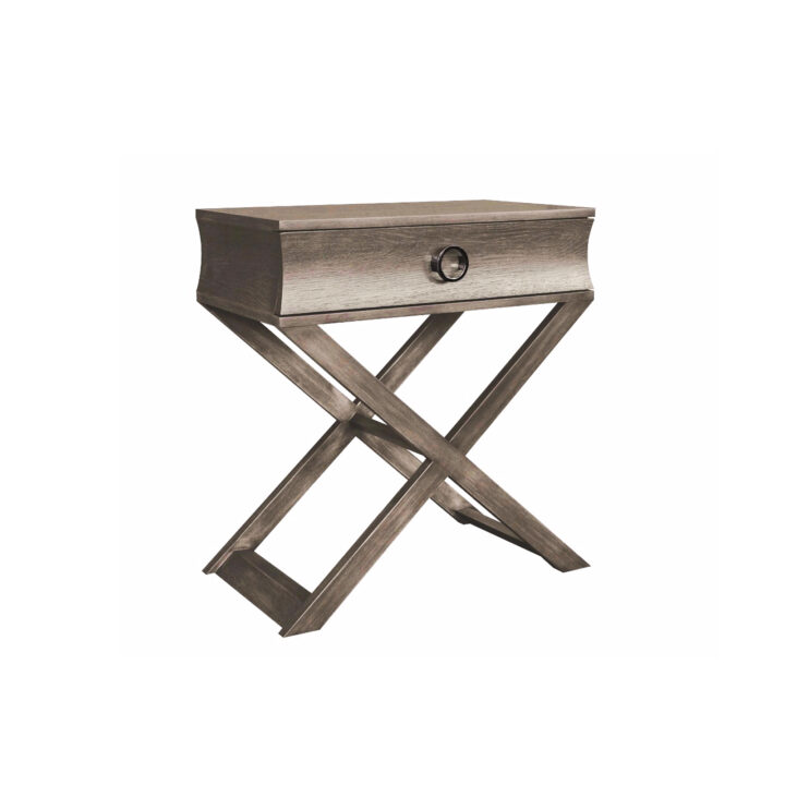 Avila Side Table (WD-AVN-281630) - Smoke Grey