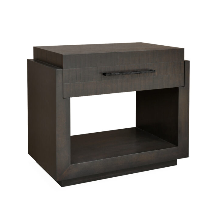Cortina Side Table (EM-CNT-342030) - Textured Coffee