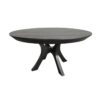 Palma 60RD Dining Table (EM-PDT-606030) - Ebony Oak