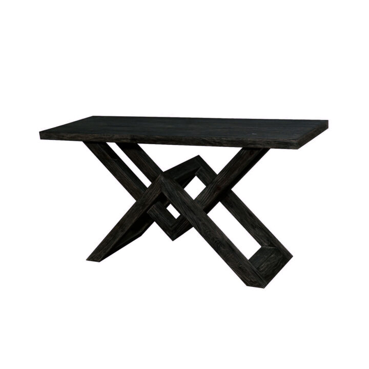 Roswell Console Table (AH-RCT-592030) - Ebony (Reclaimed)