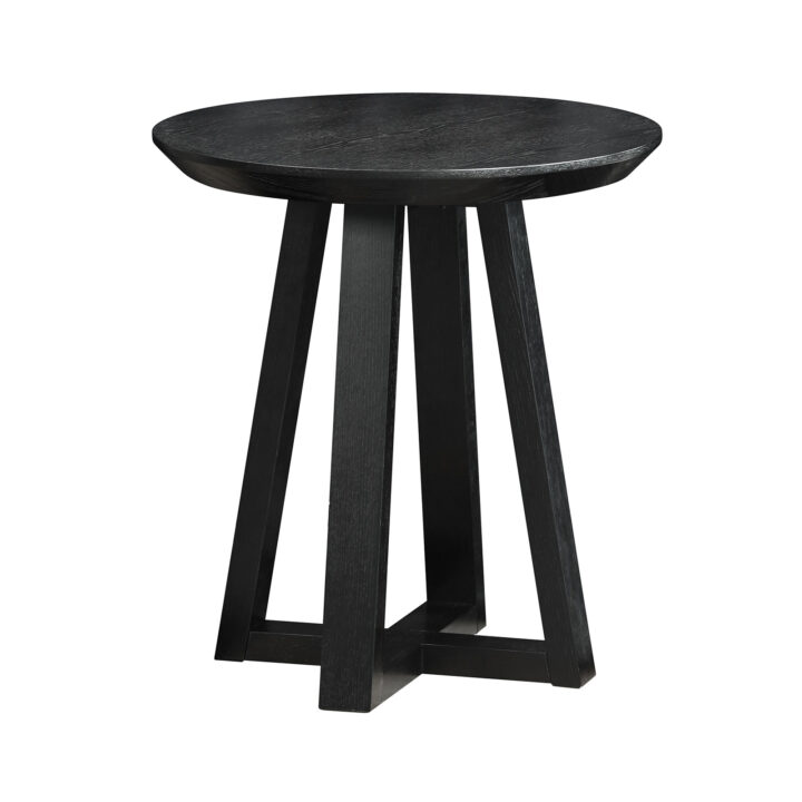 Tiffany 26 End Table (SY-TET-262628) - Ebony Oak