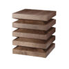 Utica End Table (WD-UTE-242428) - Light Walnut