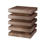 Utica End Table (WD-UTE-242428) - Light Walnut