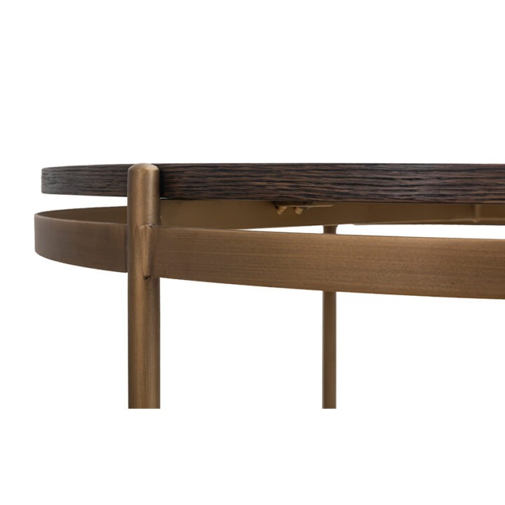 Rio End Table (HL-RIE-262628) - Brown Oak