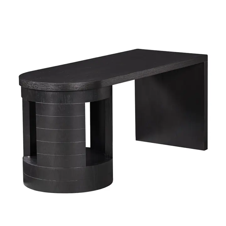 Preston Desk (ZF-PDS-662630) - Ebony Oak