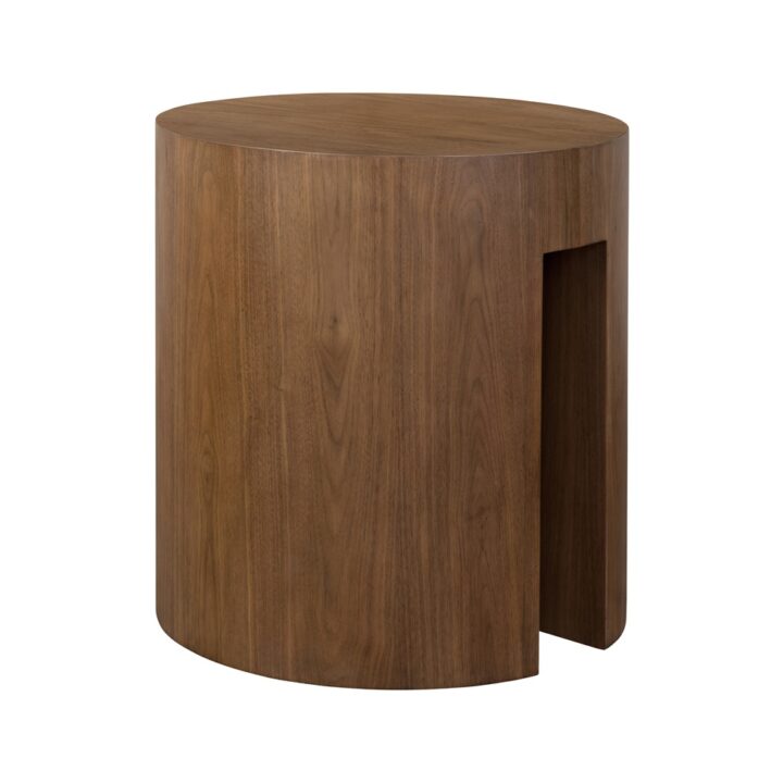 Brynn End table (ZF-BET-242426)- Light Walnut
