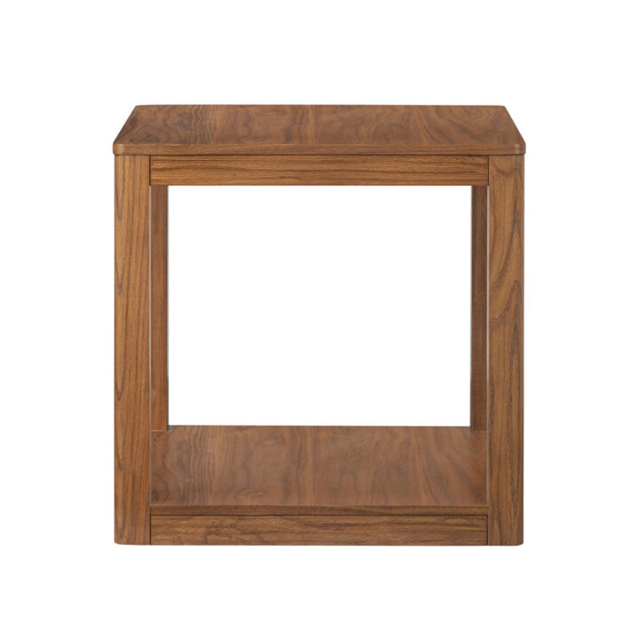 Eberle End Table (ZF-EET-262626) - Light Walnut