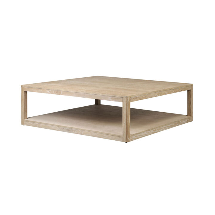 Eberle Lg Cocktail Table (ZF-ECT-606019) - White Oak