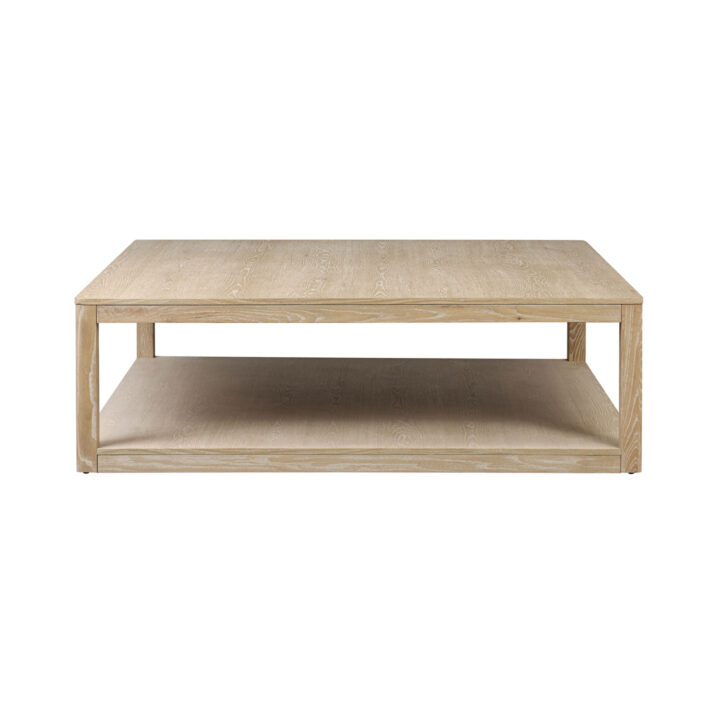 Eberle Lg Cocktail Table (ZF-ECT-606019) - White Oak
