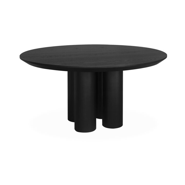 Bellevue 60rd Dining Table (EM-BDT-606030) - Black Oak