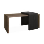 Evelyn Desk (EM-EDS-663633) - Light-walnut + Ebony Oak