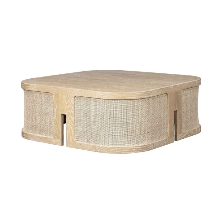 Rafles 48SQ Cocktail Table-(AP-RCT-484818) - White Oak