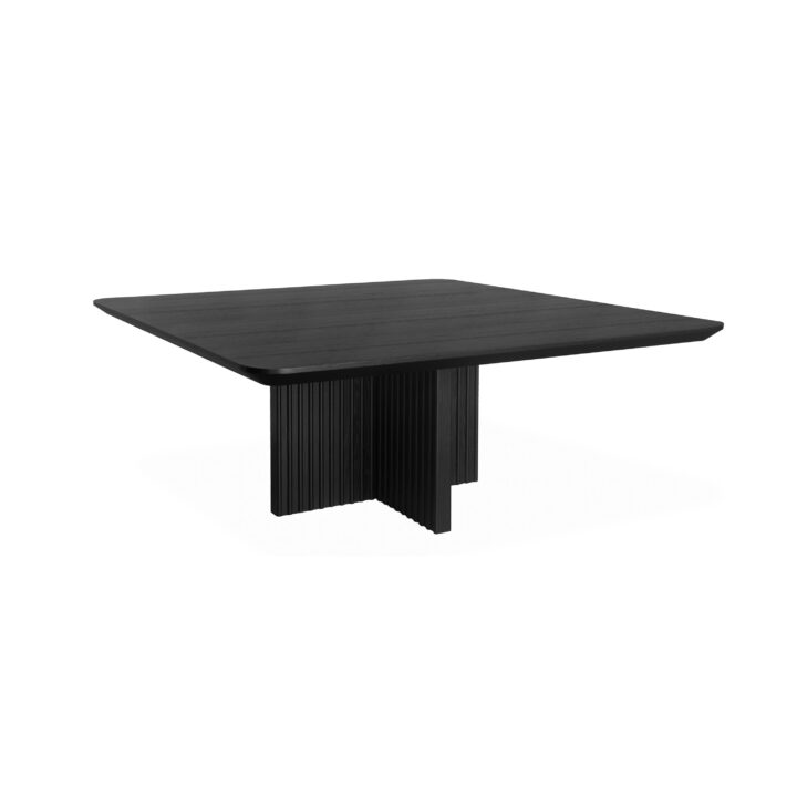 Bonaire 72sq dining table (EM-BOD-727230)- Black Oak