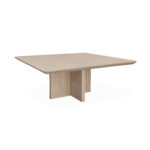 Bonaire 72sq dining table (EM-BOD-727230)- Blonde Oak