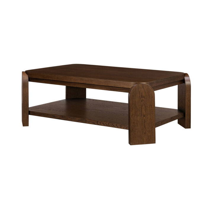 Gibra Rect Cocktail Table (TL-GCT-543619) - Caramel Oak