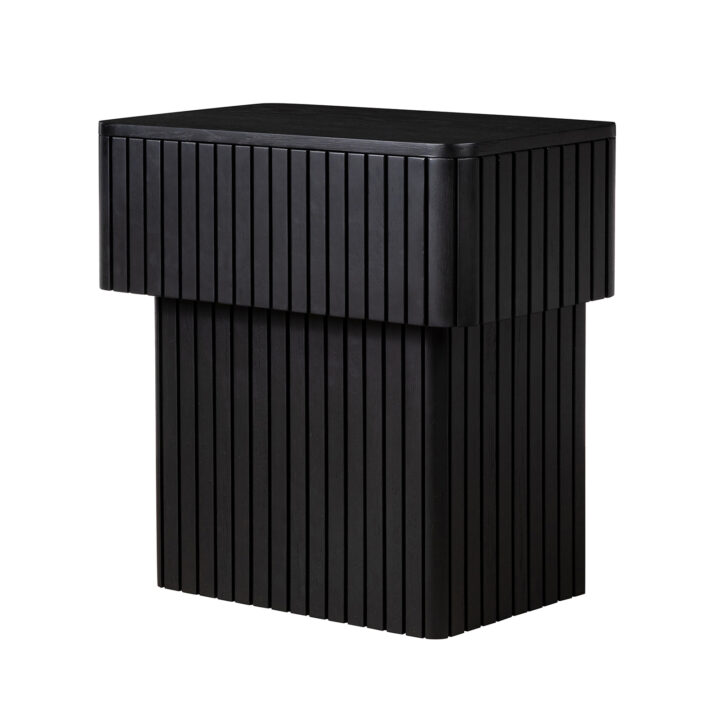 Corina Nightstand (TL-CON-281828) - Black Oak