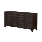 Cassey Buffet 4 Door Cabinet Storage (EM-CSB-711834) - Wired Brushed Coffee